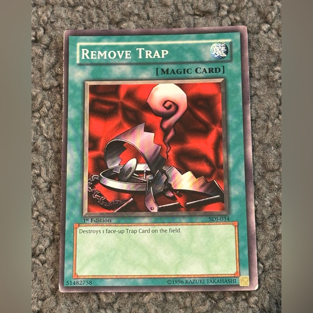 Yu-Gi-Oh Remove Trap SDJ-034